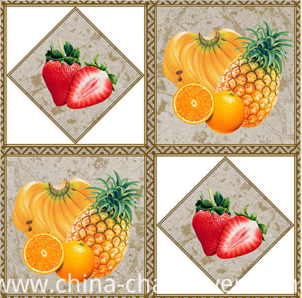 China Factory PVC Printed Tablecloth/Oilcloth with Backing LFGB Wholesale